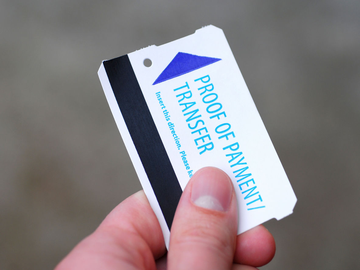 Transit transfer in hand